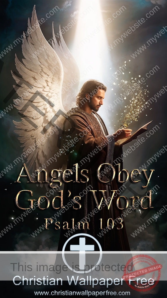 Angels Obey Gods Word Psalm 103